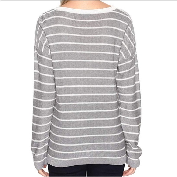 Royal Robbins Calaveras crew sweater gray/wht NWT! - Picture 2 of 10